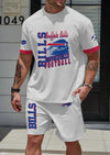 Buffalo Bills Limited Edition Summer Collection T-shirt And Shorts Set