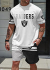 Las Vegas Raiders Limited Edition Summer Collection T-shirt And Shorts Set