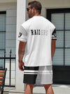 Las Vegas Raiders Limited Edition Summer Collection T-shirt And Shorts Set