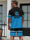 Carolina Panthers Limited Edition Summer Collection T-shirt And Shorts Set