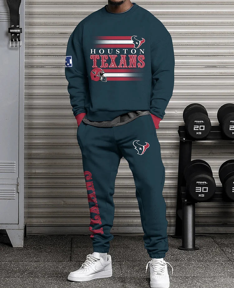 Houston Texans 3D Limited Edition Sweatshirt And Joggers Unisex Sizes