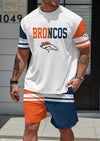 Denver Broncos Limited Edition Summer Collection T-shirt And Shorts Set