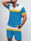 Los Angeles Chargers Limited Edition ZIP Polo Shirt And Shorts Two-Piece Suits