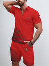 Tampa Bay Buccaneers Limited Edition ZIP Polo Shirt And Shorts Two-Piece Suits