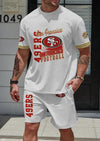 San Francisco 49ers Limited Edition Summer Collection T-shirt And Shorts Set