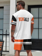 Load image into Gallery viewer, Cincinnati Bengals Limited Edition Summer Collection T-shirt And Shorts Set
