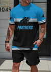 Carolina Panthers Limited Edition Summer Collection T-shirt And Shorts Set