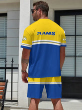 Load image into Gallery viewer, Los Angeles Rams Limited Edition Summer Collection T-shirt And Shorts Set
