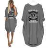 Las Vegas Raiders Awesome Fan Loose Casual Pocket T-shirt Dress 6 Colors Size S-5XL NEW082306