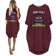 Load image into Gallery viewer, Seattle Seahawks Awesome Fan Loose Casual Pocket T-shirt Dress 6 Colors Size S-5XL NEW082330
