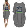 Seattle Seahawks Awesome Fan Loose Casual Pocket T-shirt Dress 6 Colors Size S-5XL NEW082330
