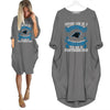 Carolina Panthers Awesome Fan Loose Casual Pocket T-shirt Dress 6 Colors Size S-5XL NEW082332