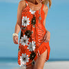 Cleveland Browns Flowers 3D Limited Edition Summer Collection Beach Dress NEW082804