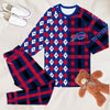 Buffalo Bills Plaid Pattern Limited Edition Kid &amp; Adult Sizes Pajamas Set NEW087613
