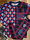 New York Giants Plaid Pattern Limited Edition Kid &amp; Adult Sizes Pajamas Set NEW087620