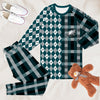 Philadelphia Eagles Plaid Pattern Limited Edition Kid &amp; Adult Sizes Pajamas Set NEW087624