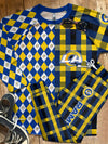Los Angeles Rams Plaid Pattern Limited Edition Kid &amp; Adult Sizes Pajamas Set NEW087625