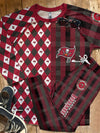 Tampa Bay Buccaneers Plaid Pattern Limited Edition Kid &amp; Adult Sizes Pajamas Set NEW087628