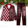 Tampa Bay Buccaneers Plaid Pattern Limited Edition Satin Pajamas Set NEW087628