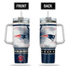 New England Patriots Amazing Design Limited Edition 40oz Tumbler Transparent Lid NEW089905