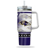 Baltimore Ravens Amazing Design Limited Edition 40oz Tumbler Transparent Lid NEW089909