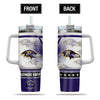 Baltimore Ravens Amazing Design Limited Edition 40oz Tumbler Transparent Lid NEW089909