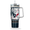 Houston Texans Amazing Design Limited Edition 40oz Tumbler Transparent Lid NEW089914