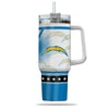 Los Angeles Chargers Amazing Design Limited Edition 40oz Tumbler Transparent Lid NEW089917