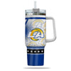 Los Angeles Rams Amazing Design Limited Edition 40oz Tumbler Transparent Lid NEW089925