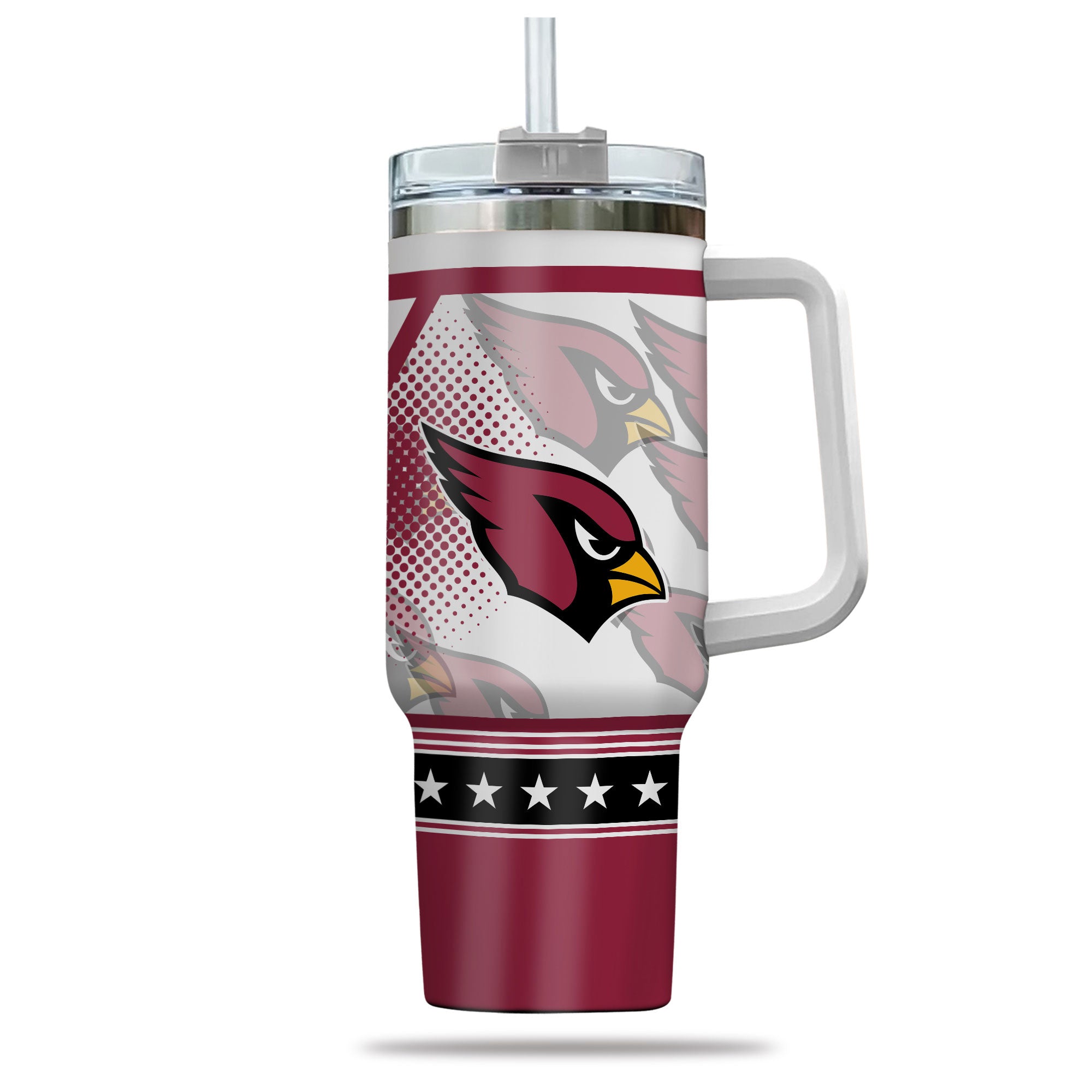 Arizona Cardinals Amazing Design Limited Edition 40oz Tumbler Transparent Lid NEW089926