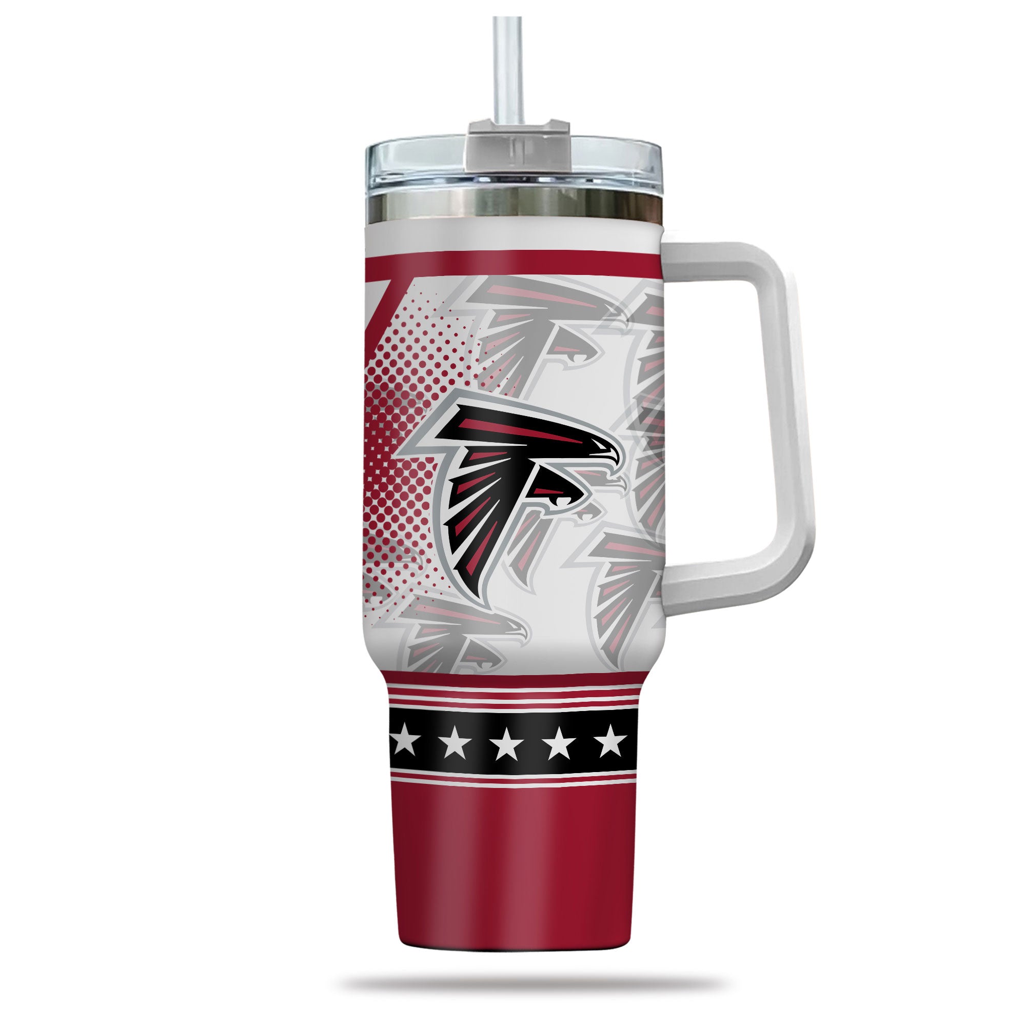 Atlanta Falcons Amazing Design Limited Edition 40oz Tumbler Transparent Lid NEW089929