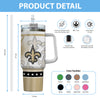 New Orleans Saints Amazing Design Limited Edition 40oz Tumbler Transparent Lid NEW089931