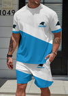 Carolina Panthers Limited Edition Summer Collection T-shirt And Shorts Set