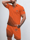 Cincinnati Bengals Limited Edition ZIP Polo Shirt And Shorts Two-Piece Suits