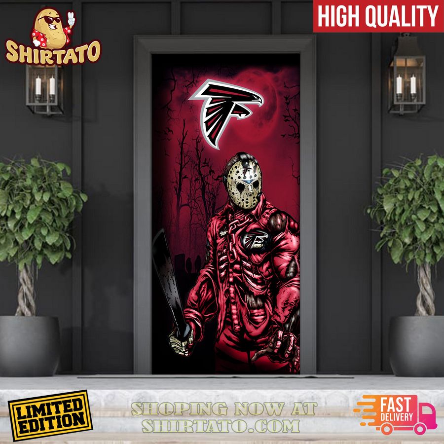 Atlanta Falcons Horror Character Halloween Season Door Cover