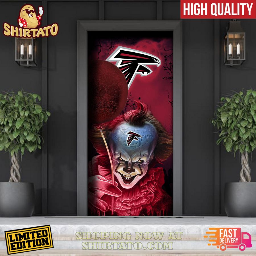 Atlanta Falcons Horror Character Halloween Season Door Cover