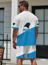 Carolina Panthers Limited Edition Summer Collection T-shirt And Shorts Set