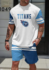 Tennessee Titans Limited Edition Summer Collection T-shirt And Shorts Set