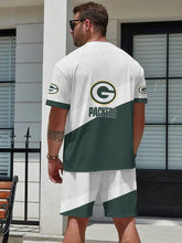 Load image into Gallery viewer, Green Bay Packers Limited Edition Summer Collection T-shirt And Shorts Set
