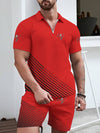 Tampa Bay Buccaneers Limited Edition ZIP Polo Shirt And Shorts Two-Piece Suits