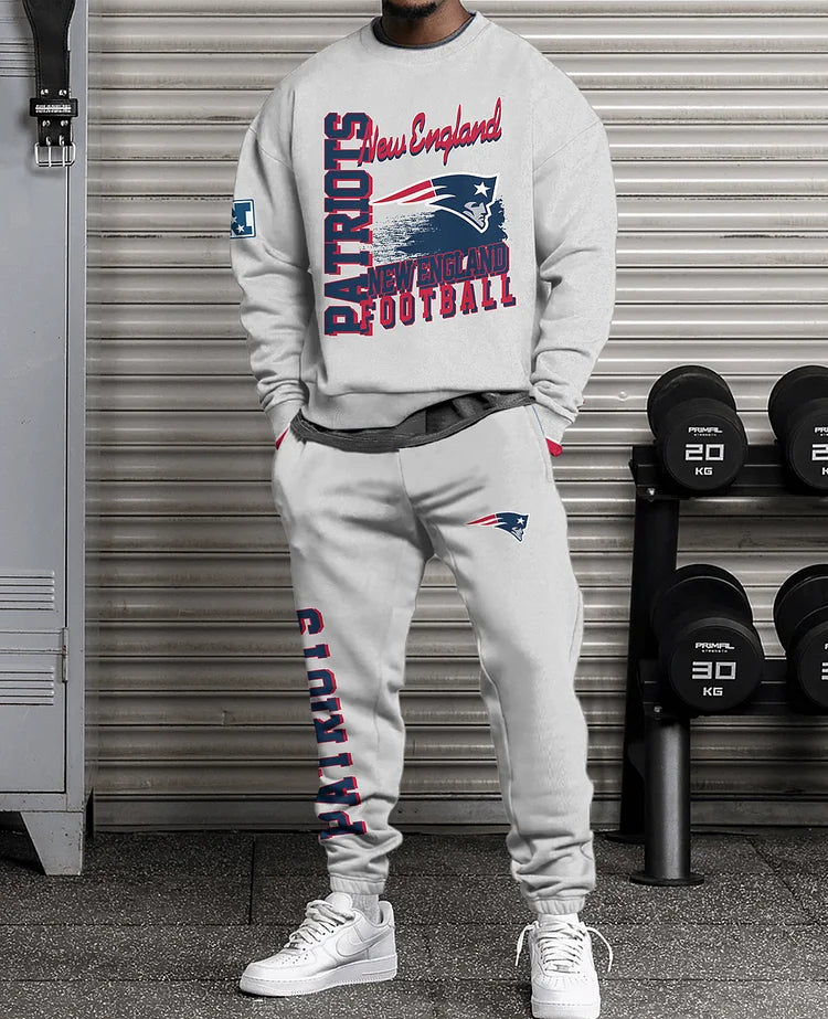 New England Patriots 3D Limited Edition Sweatshirt And Joggers Unisex Sizes