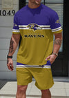 Baltimore Ravens Limited Edition Summer Collection T-shirt And Shorts Set