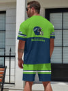 Seattle Seahawks Limited Edition Summer Collection T-shirt And Shorts Set