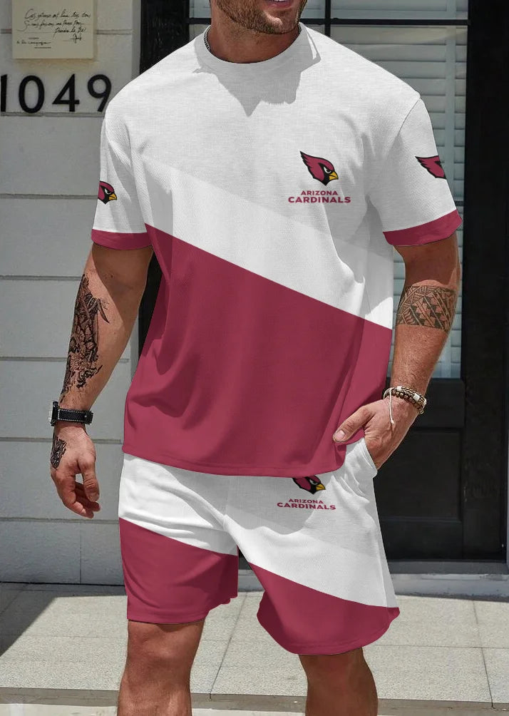 Arizona Cardinals Limited Edition Summer Collection T-shirt And Shorts Set