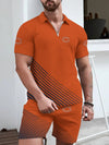 Chicago Bears Limited Edition ZIP Polo Shirt And Shorts Two-Piece Suits