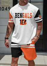 Load image into Gallery viewer, Cincinnati Bengals Limited Edition Summer Collection T-shirt And Shorts Set
