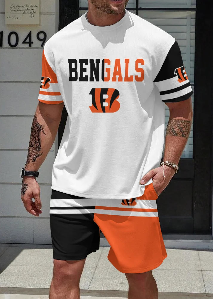 Cincinnati Bengals Limited Edition Summer Collection T-shirt And Shorts Set