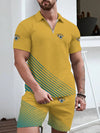 Jacksonville Jaguars Limited Edition ZIP Polo Shirt And Shorts Two-Piece Suits