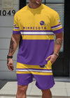 Minnesota Vikings Limited Edition Summer Collection T-shirt And Shorts Set