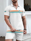 Miami Dolphins Limited Edition ZIP Polo Shirt And Shorts Two-Piece Suits